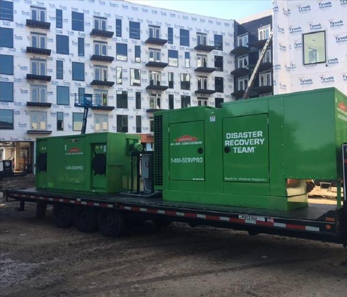 Large heavy duty SERVPRO water removal equipment